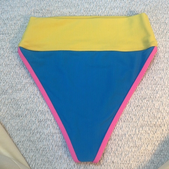 Beach Riot Emmy Wren Colorblock Bikini Bottom - Picture 3 of 4
